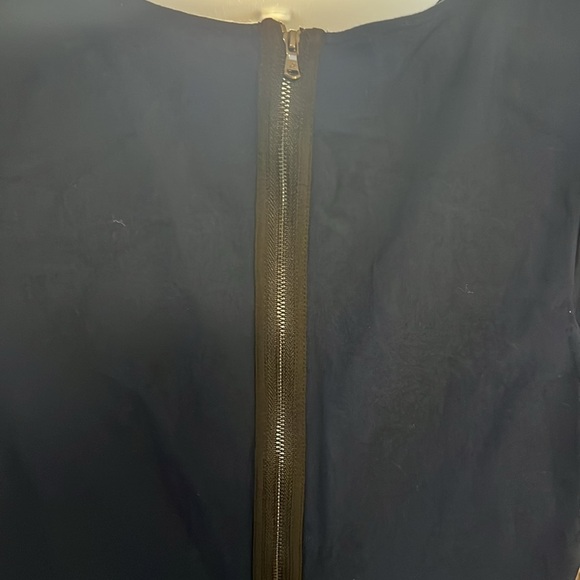 Stretchy navy dress with gorgeous zipper in back - Picture 6 of 6